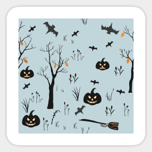 Halloween Pattern Sticker